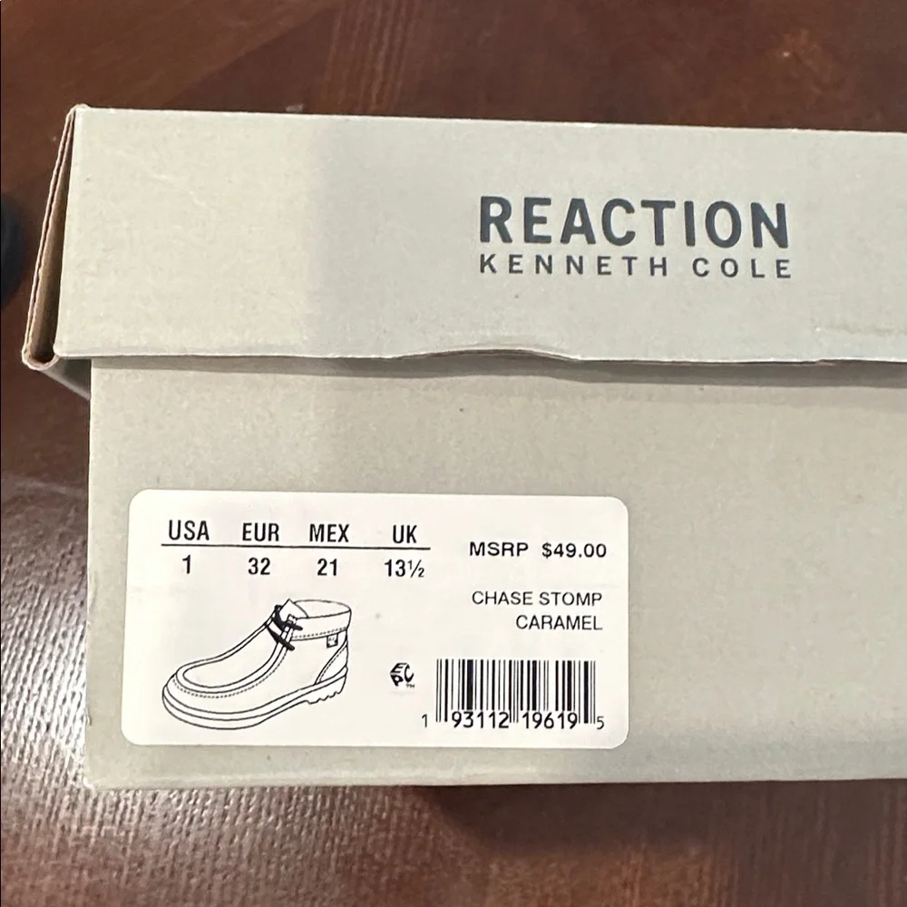 Kenneth Cole Reaction Boys Shoes Size 1